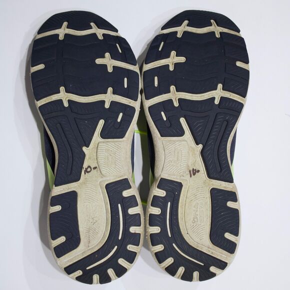 Brooks Ghost 15 Running Walking Shoes Navy Blue Neon Yellow Men Size 12D main image 5
